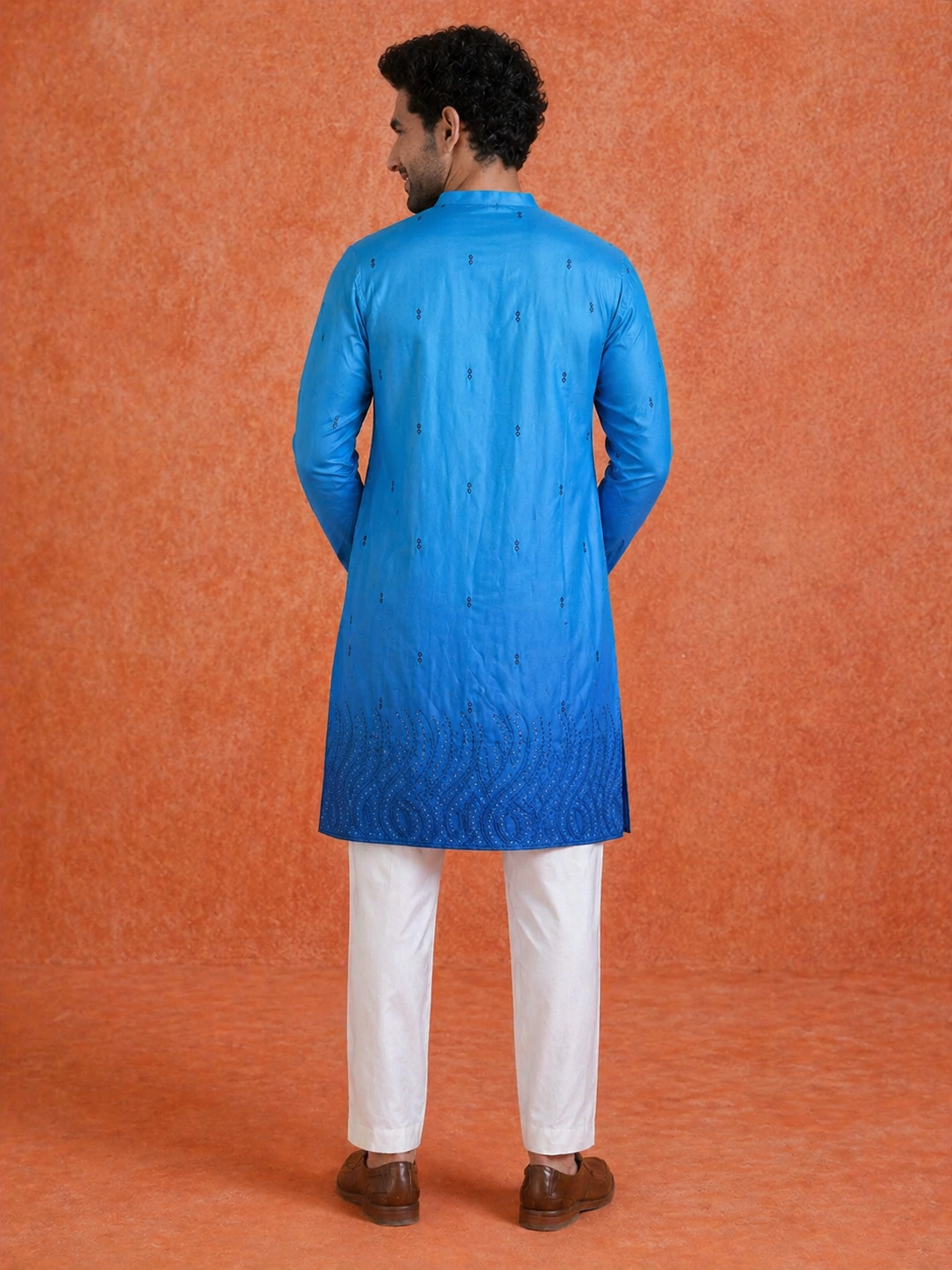 Dual-Tone Ombre Kurta